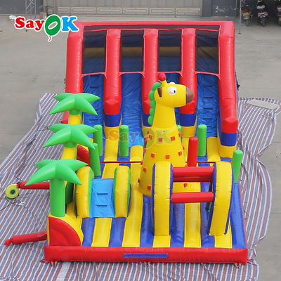 Thương mại khổng lồ Inflatable ngoài trời sân chơi công viên Inflatable Bouncer Castle khổng lồ Inflatable Trampoline Park