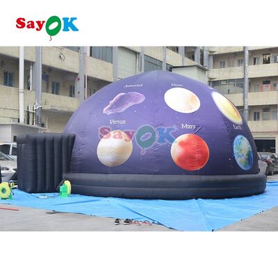 Sayok Khả năng chống cháy 100% Đói Đen Động Hỗn Hỗn Planetarium Dome cho Trường học