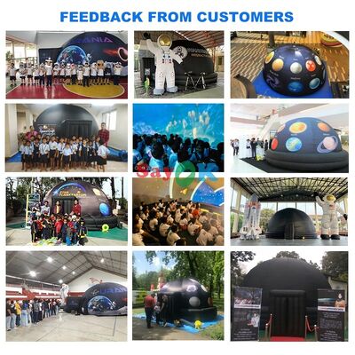 7m Air Planetarium Dome Inflatable Projection Dome Tent cho các trường thiên văn học