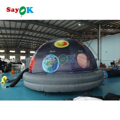 Sayok Lều chiếu phim bơm hơi di động 4m 13ft, Rạp chiếu phim kỹ thuật số, Lều vòm hành tinh, Rạp hát tức thì ngoài trời
