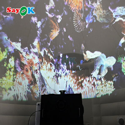 Sayok 360 độ Projector Interactive Projection Function Inflatable Dome Planetarium Star Projector Máy chiếu sao