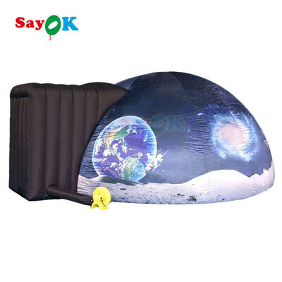 Ống vòm Planetarium có thể thổi phồng di động cho giáo dục khoa học và các chương trình 360 ° hấp dẫn