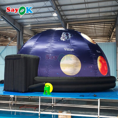 SAYOK 100% Blackout Fire-Retardant Inflatable Planetarium Dome với dịch vụ thiết kế 3D miễn phí cho các trường học và bảo tàng