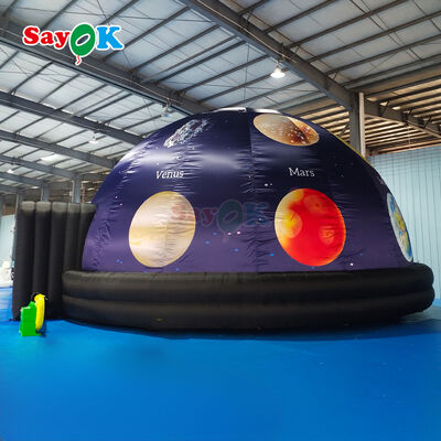 SAYOK 100% Blackout Fire-Retardant Inflatable Planetarium Dome với dịch vụ thiết kế 3D miễn phí cho các trường học và bảo tàng