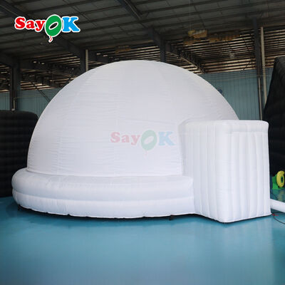 Sayok 6m Diameter Inflatable Planetarium Dome với 100% Blackout và Fire-Retardant Features cho chiếu di động