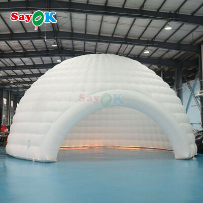 Lều mái vòm bơm hơi chống nước có đèn LED với kích thước tùy chỉnh cho sự kiện ngoài trời