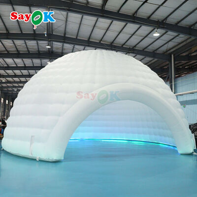 Lều mái vòm bơm hơi chống nước có đèn LED với kích thước tùy chỉnh cho sự kiện ngoài trời
