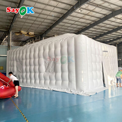 Lều bơm hơi PVC chống nước có đèn LED cho sự kiện ngoài trời và lều câu lạc bộ đêm di động có thể tùy chỉnh kích thước