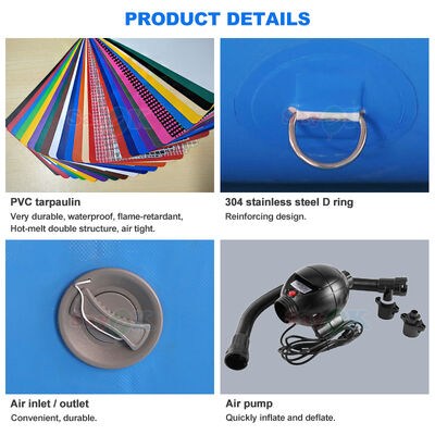 Lều hơi bơm hơi PVC chống nước kín khí tùy chỉnh cho sự kiện ngoài trời