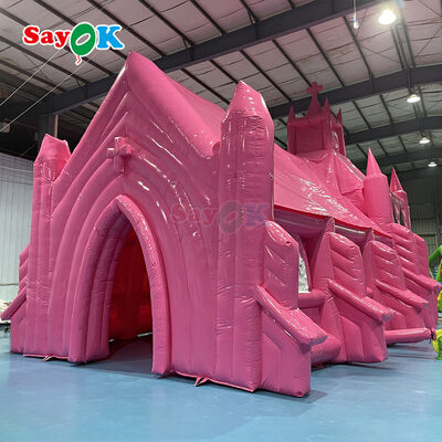 Portable Flame-Retardant Inflatable Church Tent with Customizable Size for Outdoor Weddings
