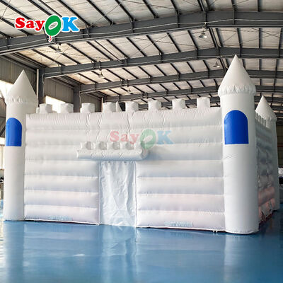Lều lâu đài bơm hơi chống cháy, chống nước, chống tia cực tím tùy chỉnh cho đám cưới và tiệc ngoài trời