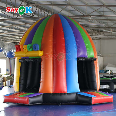 Lều Disco Dome bơm hơi di động chống cháy, chống tia UV cho sự kiện ngoài trời và tiệc tùng