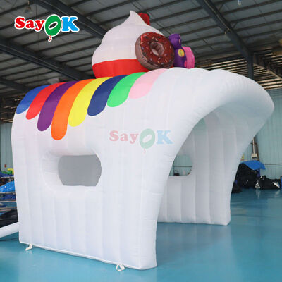 Lều không khí bơm không thấm nước chống tia UV cho quảng cáo giá kem ngoài trời