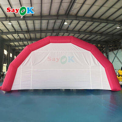 Weather-resistant Customizable Size UV Resistant Inflatable Stage Cover Tent for Outdoor Events