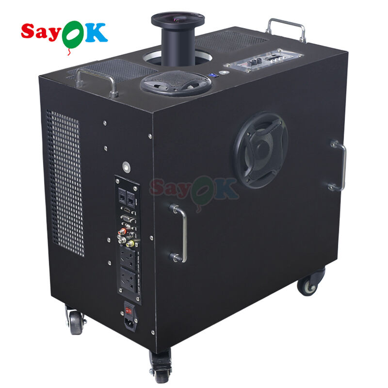 Sayok 360 độ Projector Interactive Projection Function Inflatable Dome Planetarium Star Projector Máy chiếu sao