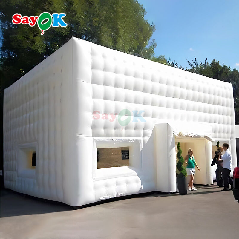 Lều PVC bơm lớn chống tia UV chống cháy chống nước cho các sự kiện ngoài trời và tiệc tùng