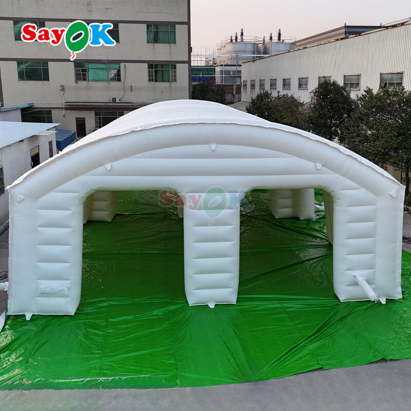 Lều khí bơm PVC chống cháy di động cho các sự kiện ngoài trời 10m x 10m