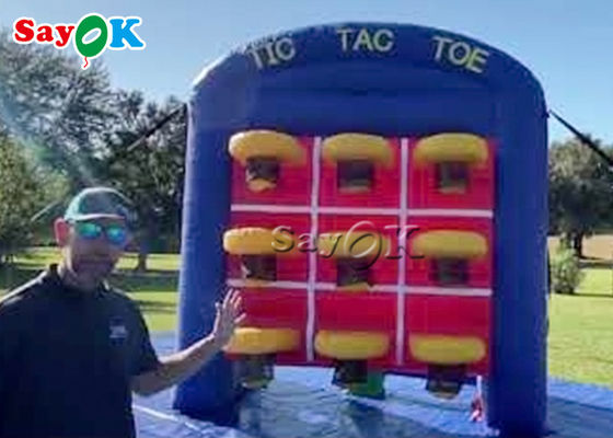 Trò chơi sân sau bơm hơi Trò chơi bóng rổ Tic Tac Toe bơm hơi trong nhà Kết nối 3 trò chơi liên tiếp