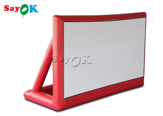 Màn hình rạp hát bơm hơi Tùy chỉnh 7,25m 24ft Pvc Màn hình phim bơm hơi Rạp chiếu phim Bãi đậu xe ô tô ngoài trời